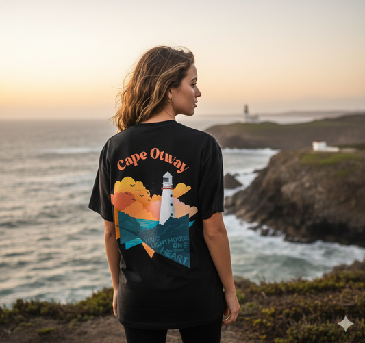 Cape Otway Sueded Graphic Tee