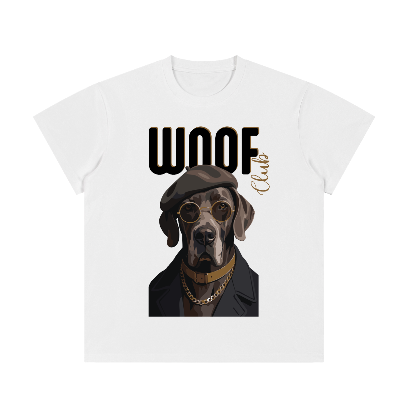 Dane Woof Tee White