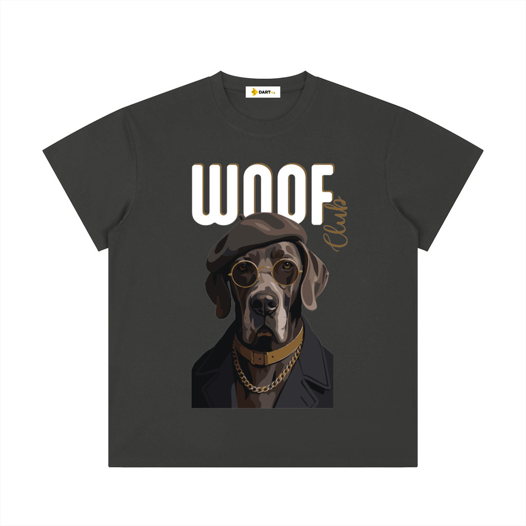 Dane Woof Tee Charcoal