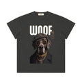 Dane Woof Tee Charcoal