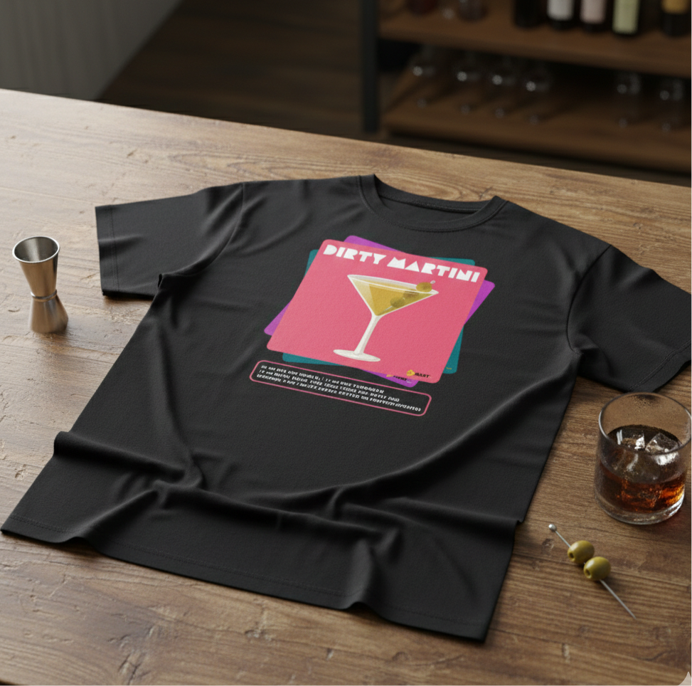 Dirty Martini | Sueded Cotton | Recipe Series