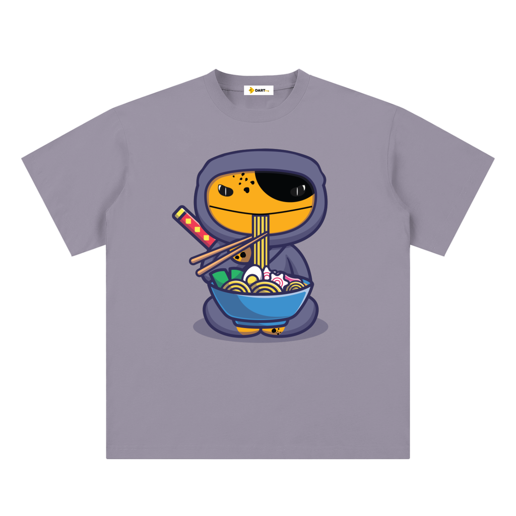 Noodle eater |Sueded Cotton | Oversized T-Shirt