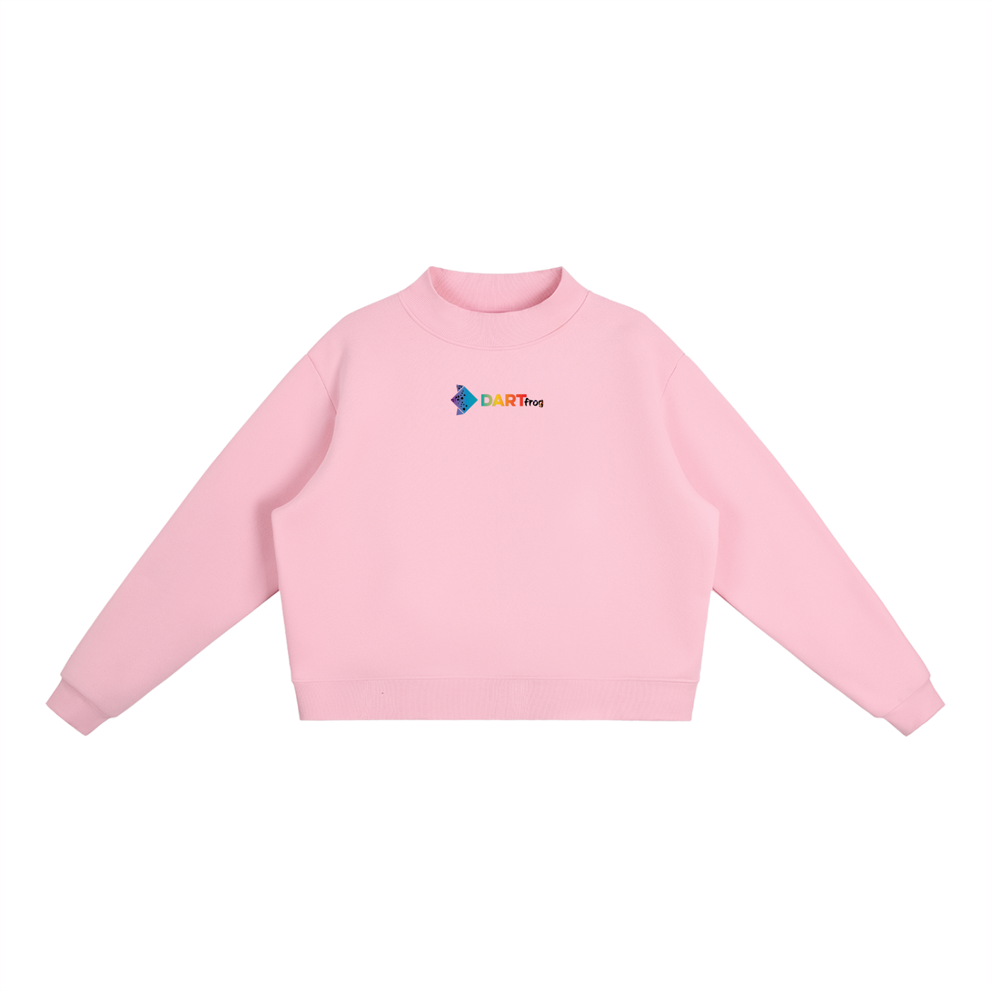 Mock-Neck Crew Sweatshirt