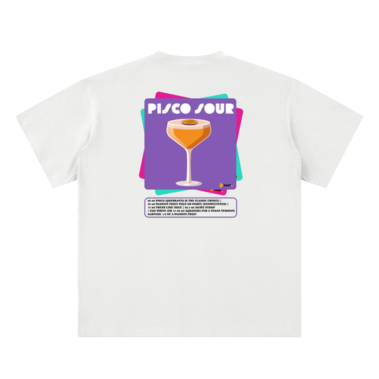 The Pisco Sour Recipe Series Tee (white)