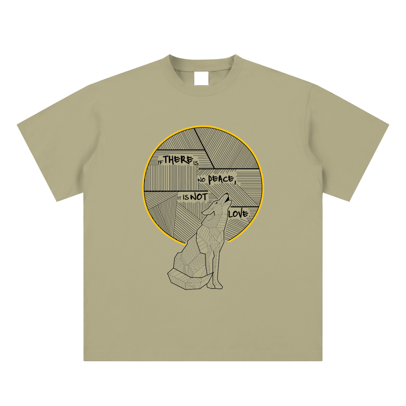 No peace no love tee