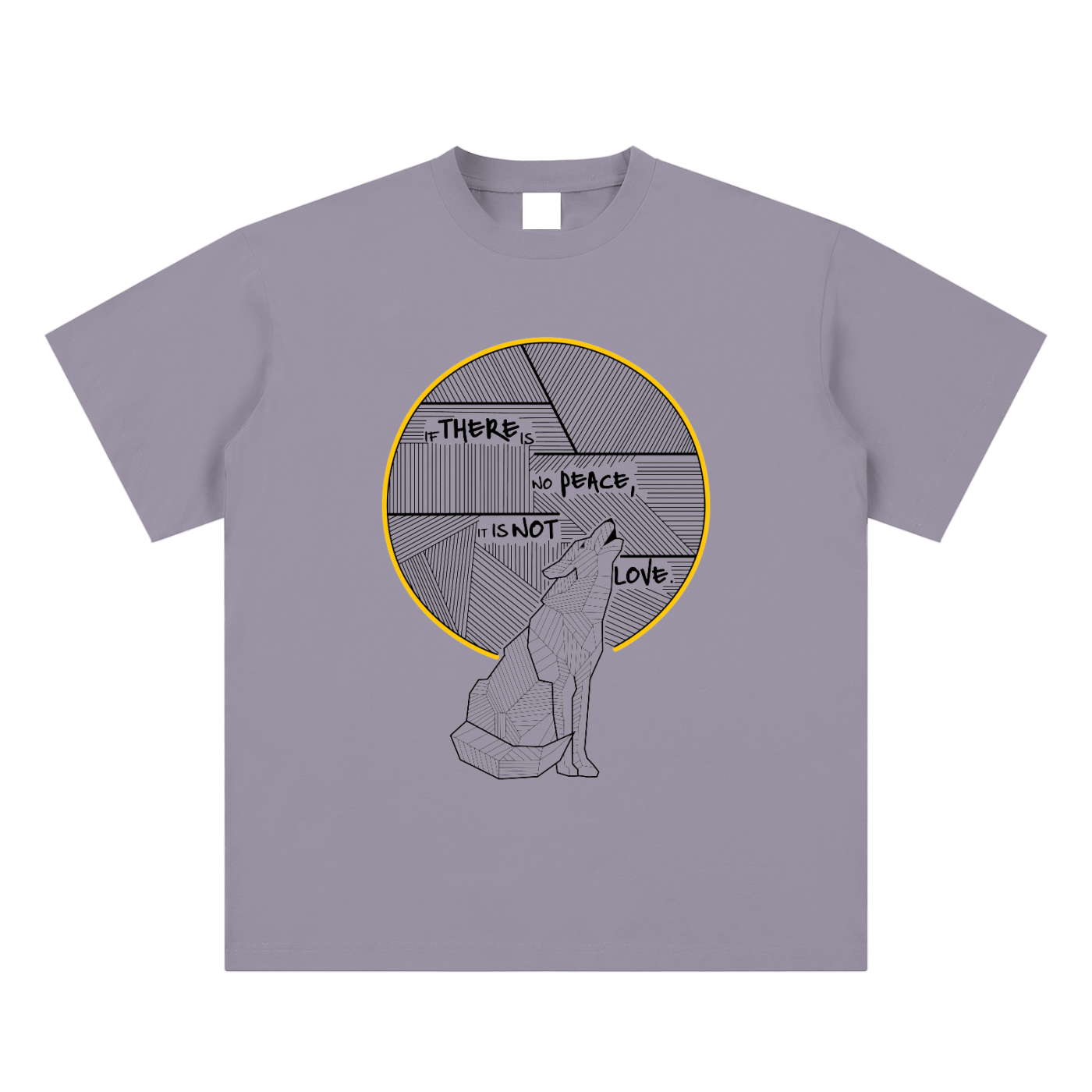 No peace no love tee