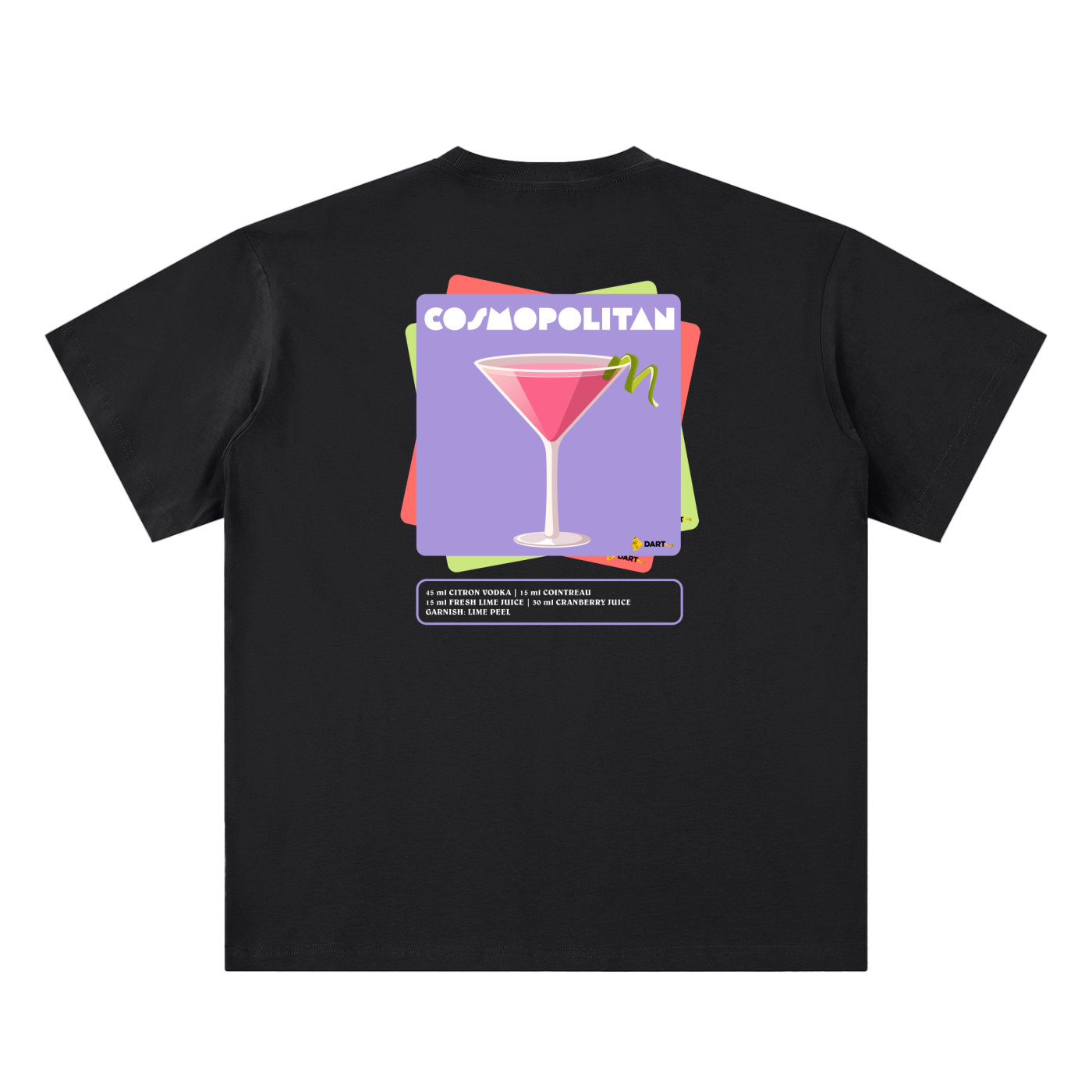 Cosmopolitan Sueded Cotton Tee | Recipe Series Tee