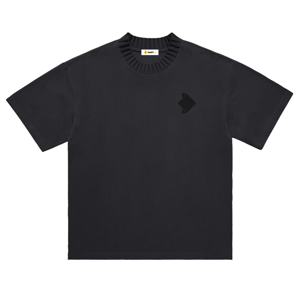 Heavyweight Knitted Collar Tee