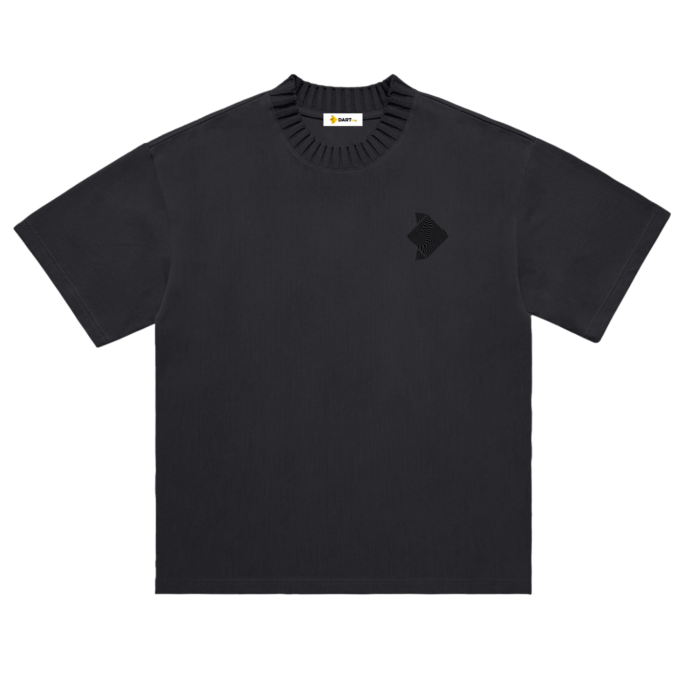 Heavyweight Knitted Collar Tee