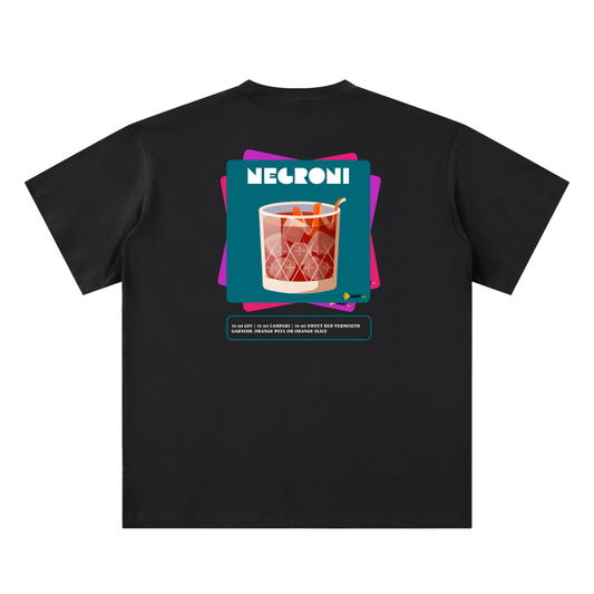 The Negroni Recipe Series Tee (Black)