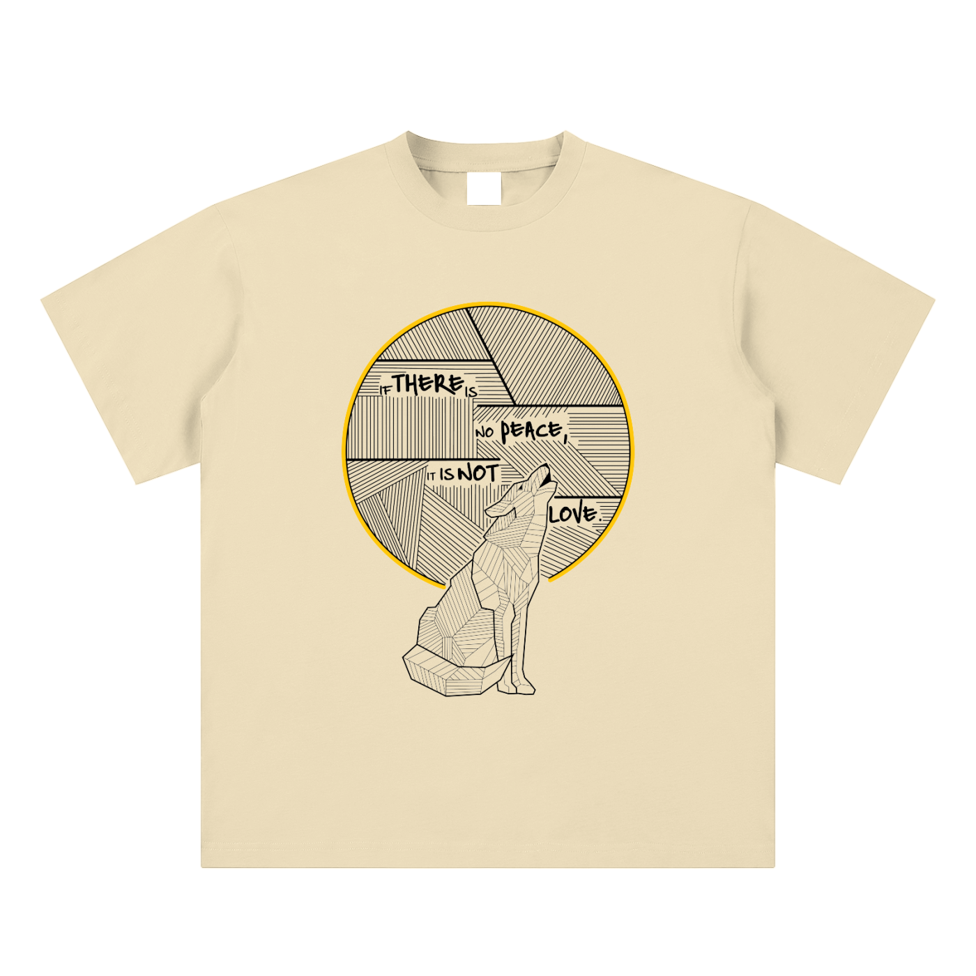 No peace no love tee