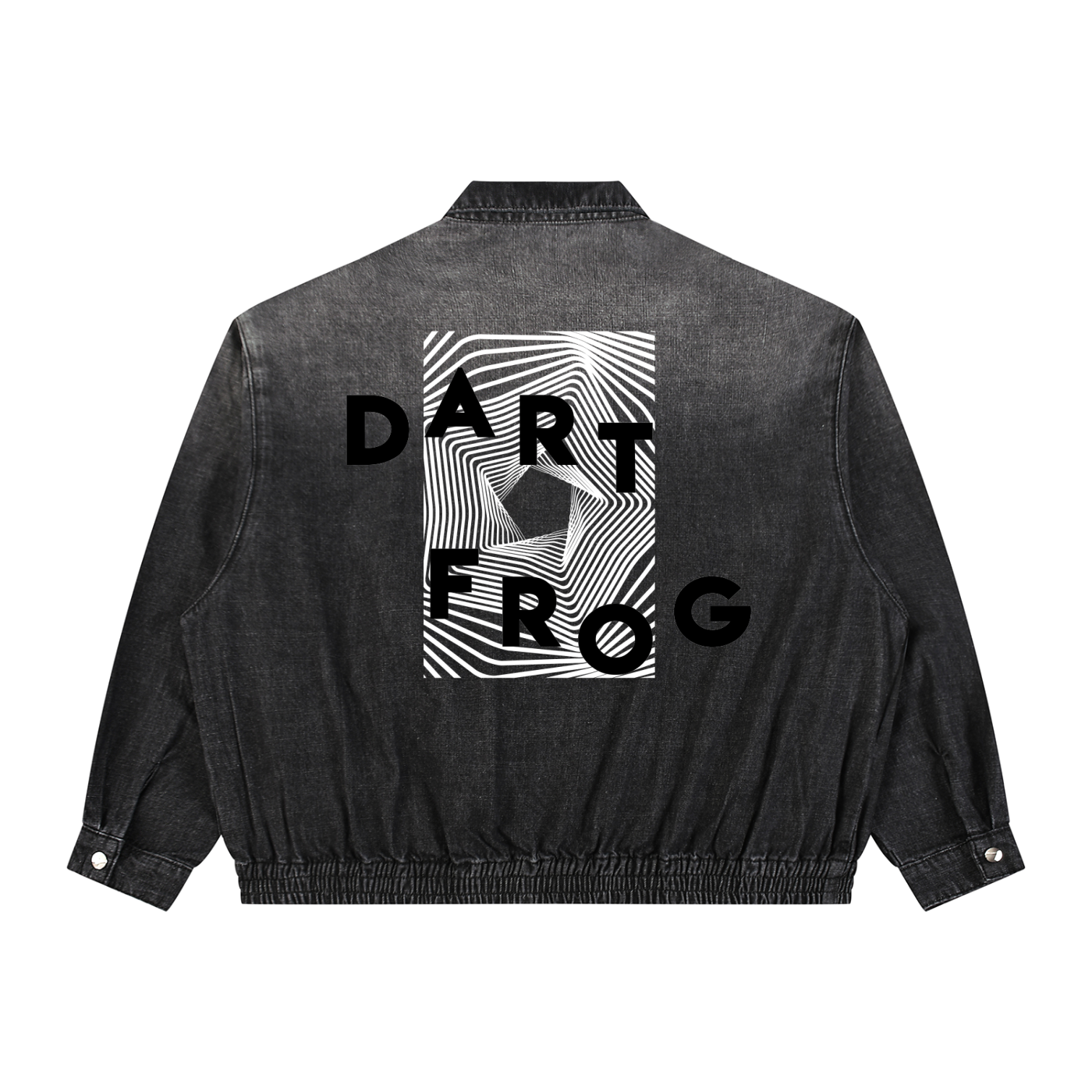 Vintage Wash Full-Zip Denim Jacket