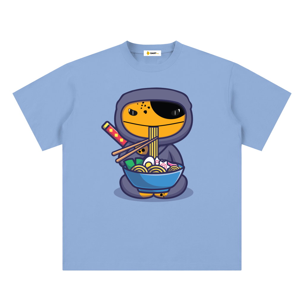 Noodle eater |Sueded Cotton | Oversized T-Shirt
