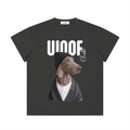 Dindo Woof Tee Charcoal
