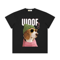 Dewey Woof Tee Black