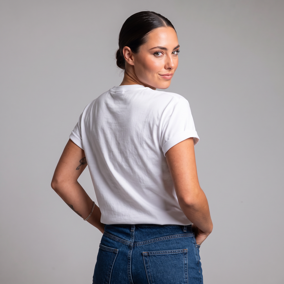 Oli Woof Tee White