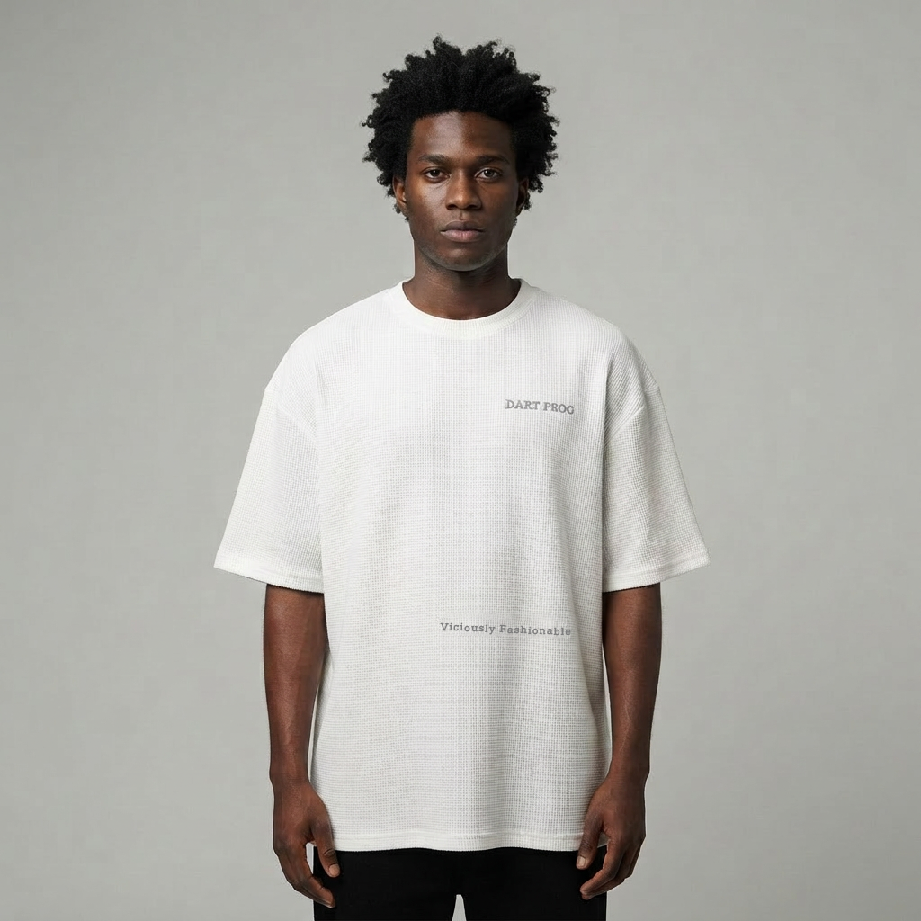 Waffle Washed Boxy tee