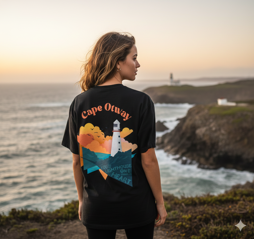 Cape Otway Sueded Graphic Tee