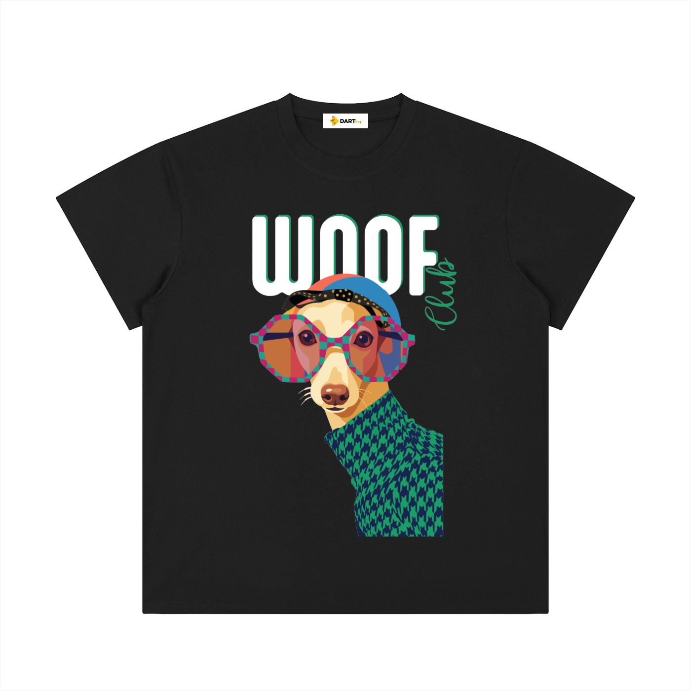 Bickie Woof Tee Black