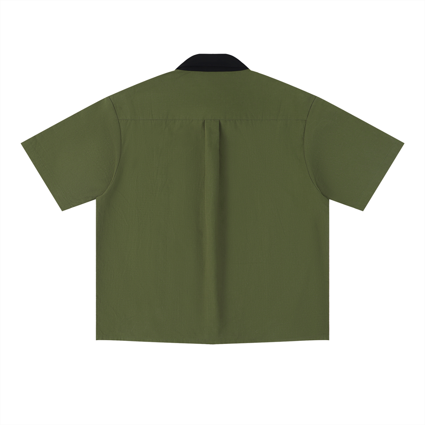 The Olive Two-Tone Boxy Shirt