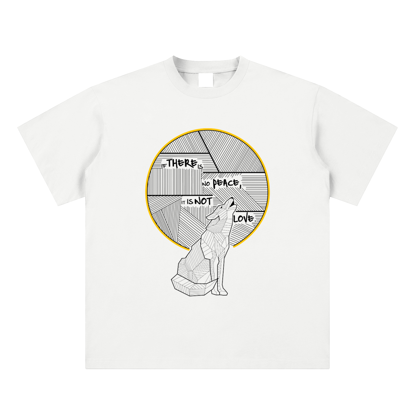 No peace no love tee