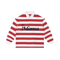 Color Block Stripe Polo Shirt