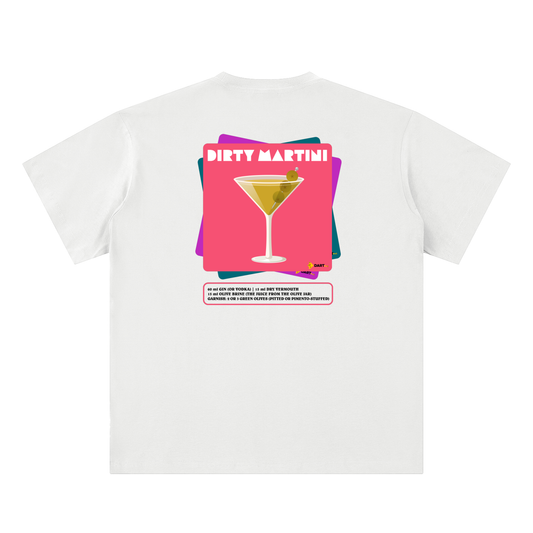 The Dirty Martini Recipe Series Tee (white)