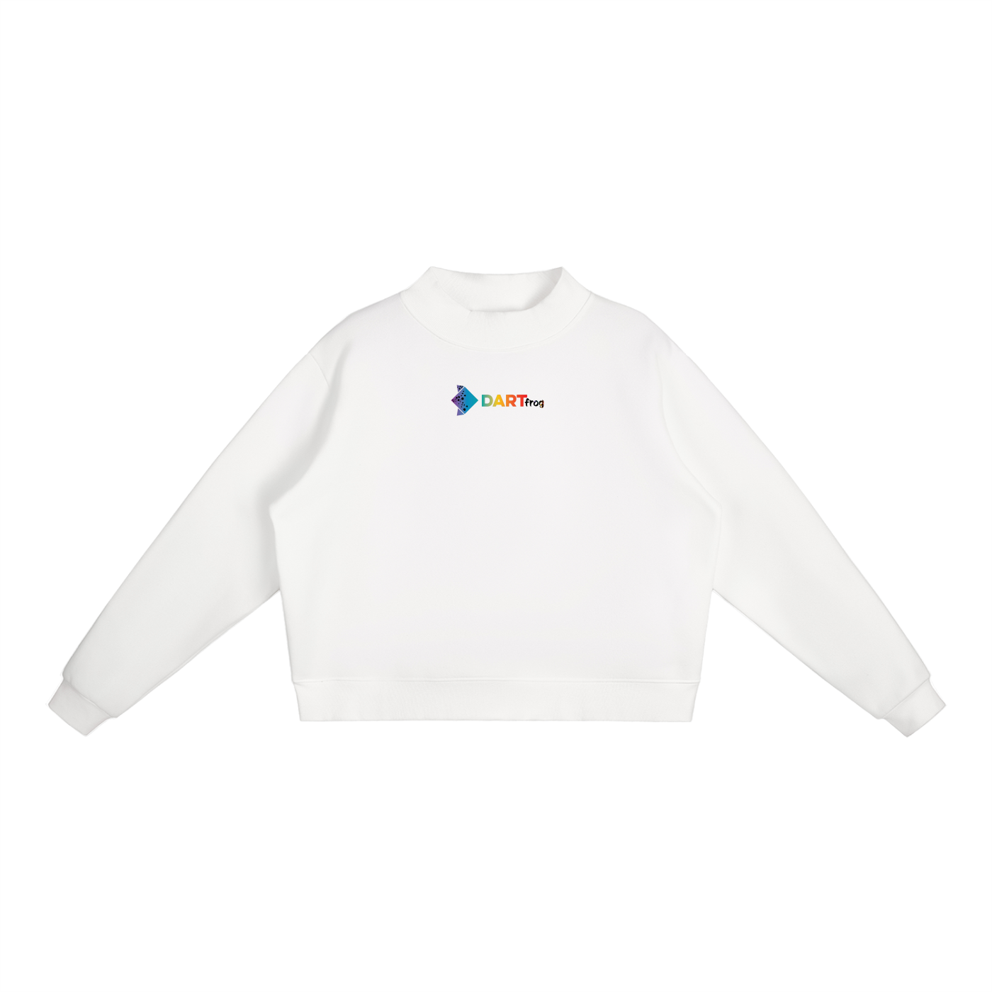 Mock-Neck Crew Sweatshirt